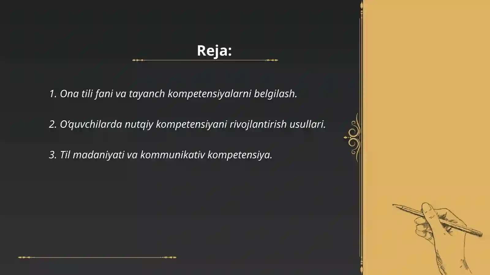 Ona tili fani orqali oʻquvchilarda tayanch kompetensiyalarni rivojlantirish metodikasi 2