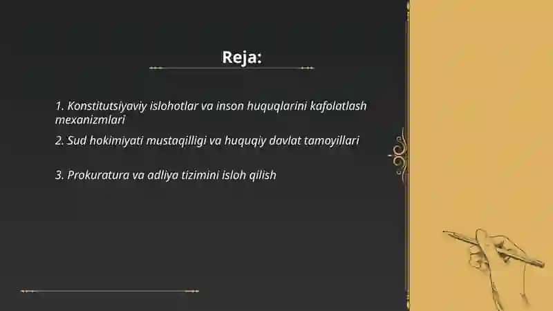 Konstitutsiyaviy islohotlar va inson huquqlarini kafolatlash mexanizmlari 2