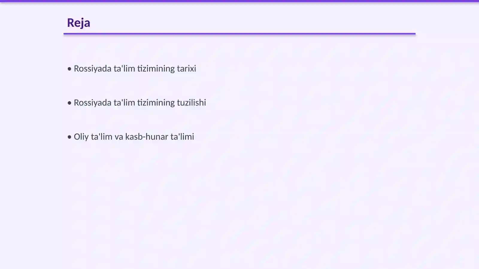 Rossiyada talim tizimi haqida malumot 2