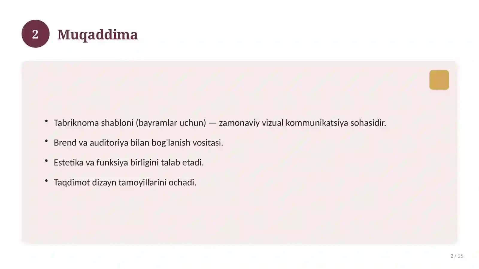 Tabriknoma shabloni (bayramlar uchun) 2
