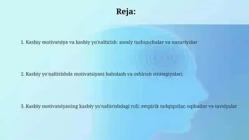 Kasbiy motivatsiya 2