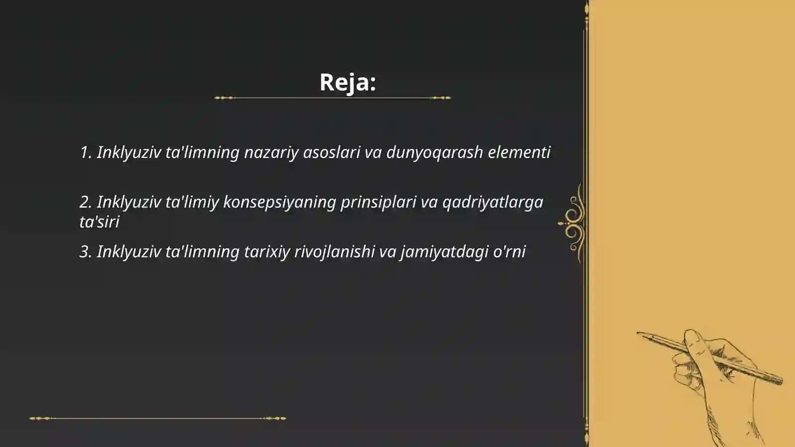Inklyuziv ta'lim-dunyoqarash va ta'limiy konsepsiya sifatida 2