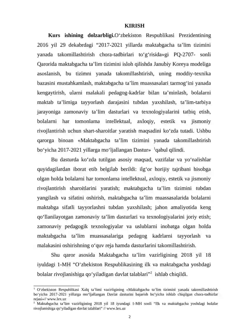 MTT MATEMATIKA FAOLIYATINI OTKAZISHDA TARBIYACHILARNING KASBIY TAYYORGARLIGI 2