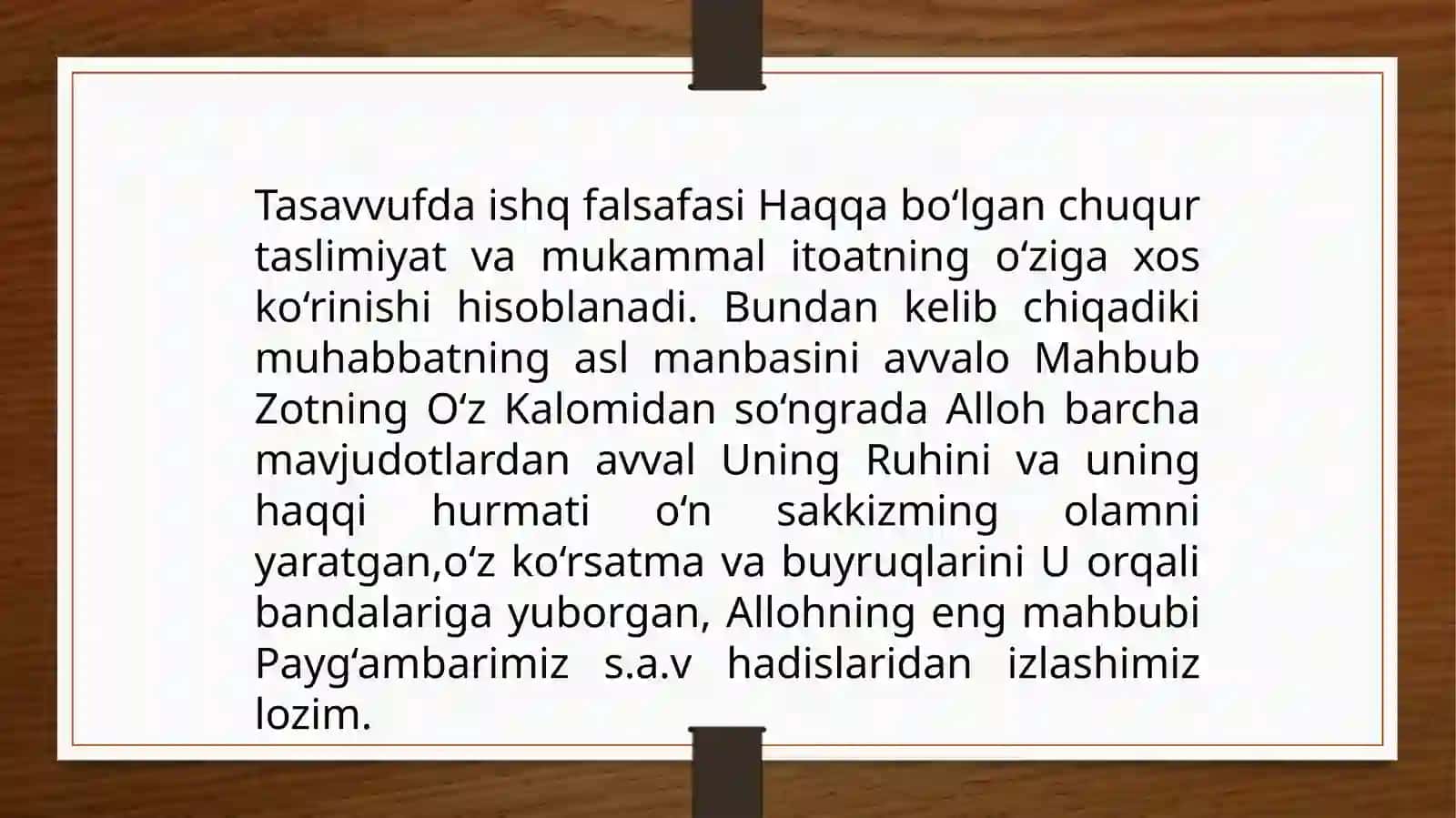 Tasavvuf talimotida ilohiy ishq g'oyasining mohiyati 2