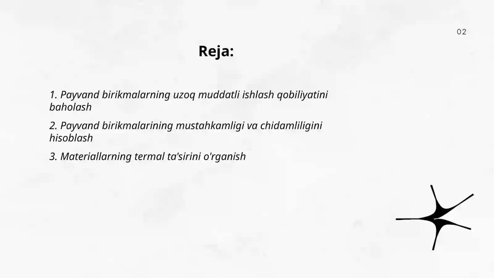 Payvand birikmalarni uzoq muddatda ishlash qobilyatini hisoblash usullari 2