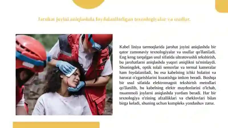 Kabel liniya tarmoqlarida jarohat joyini aniqlash usulari 2