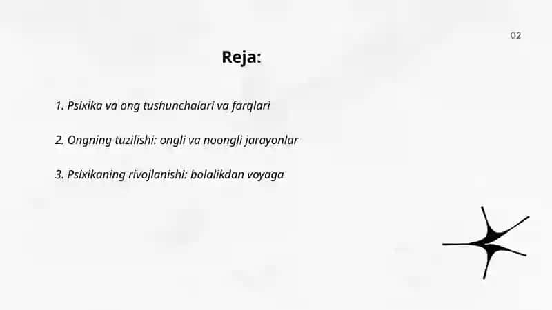 Psixika va Ong 2