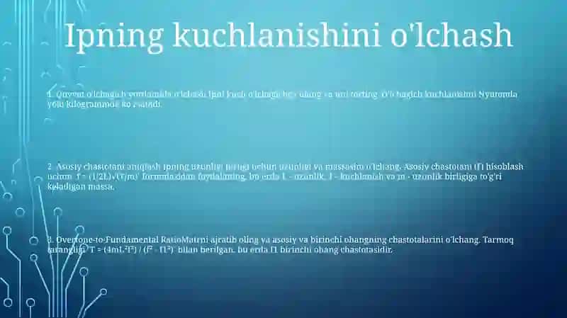 Pilikni Tarangligini Tekshirish 2