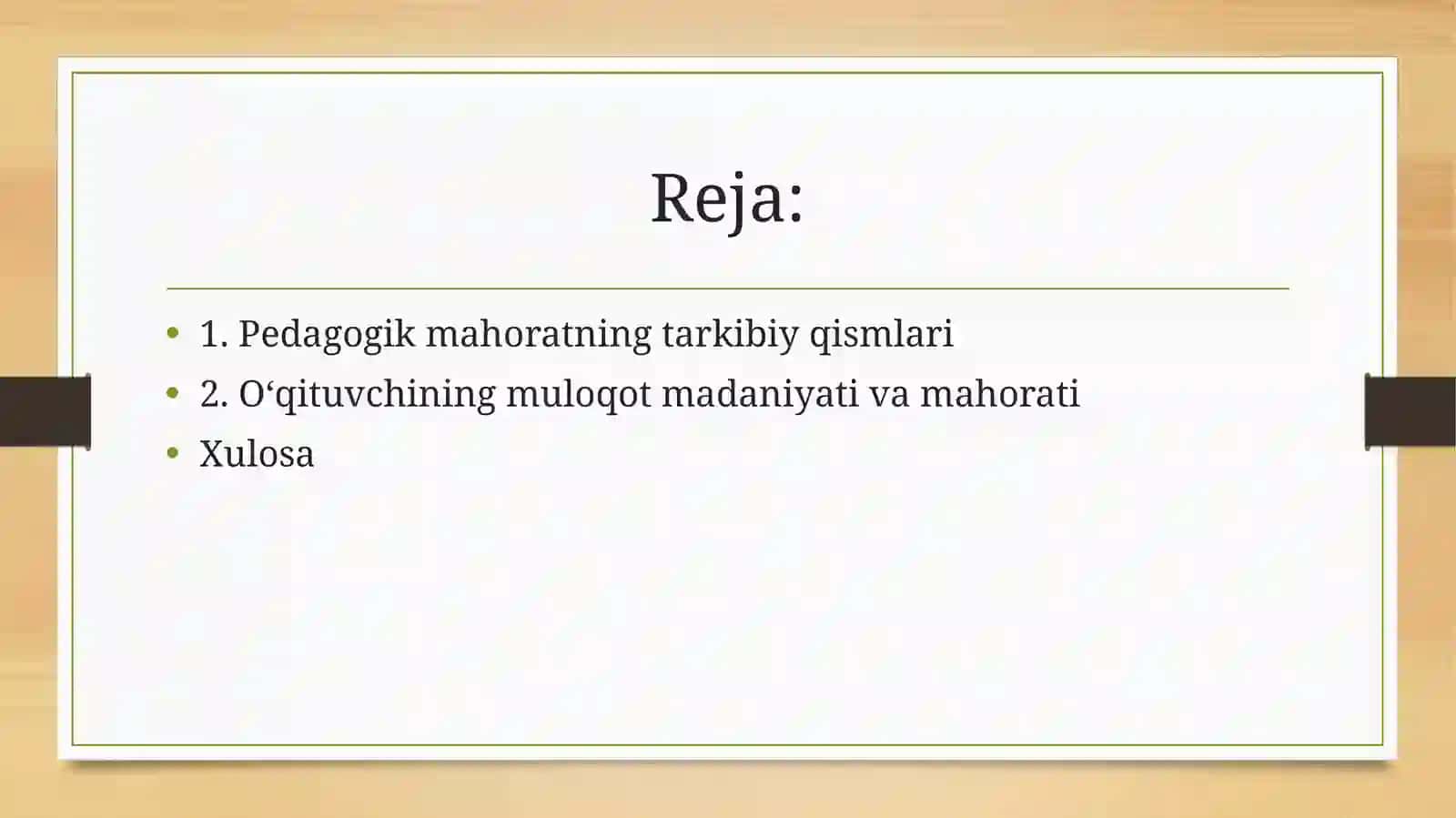 Pedagogik mahorat asoslari 2