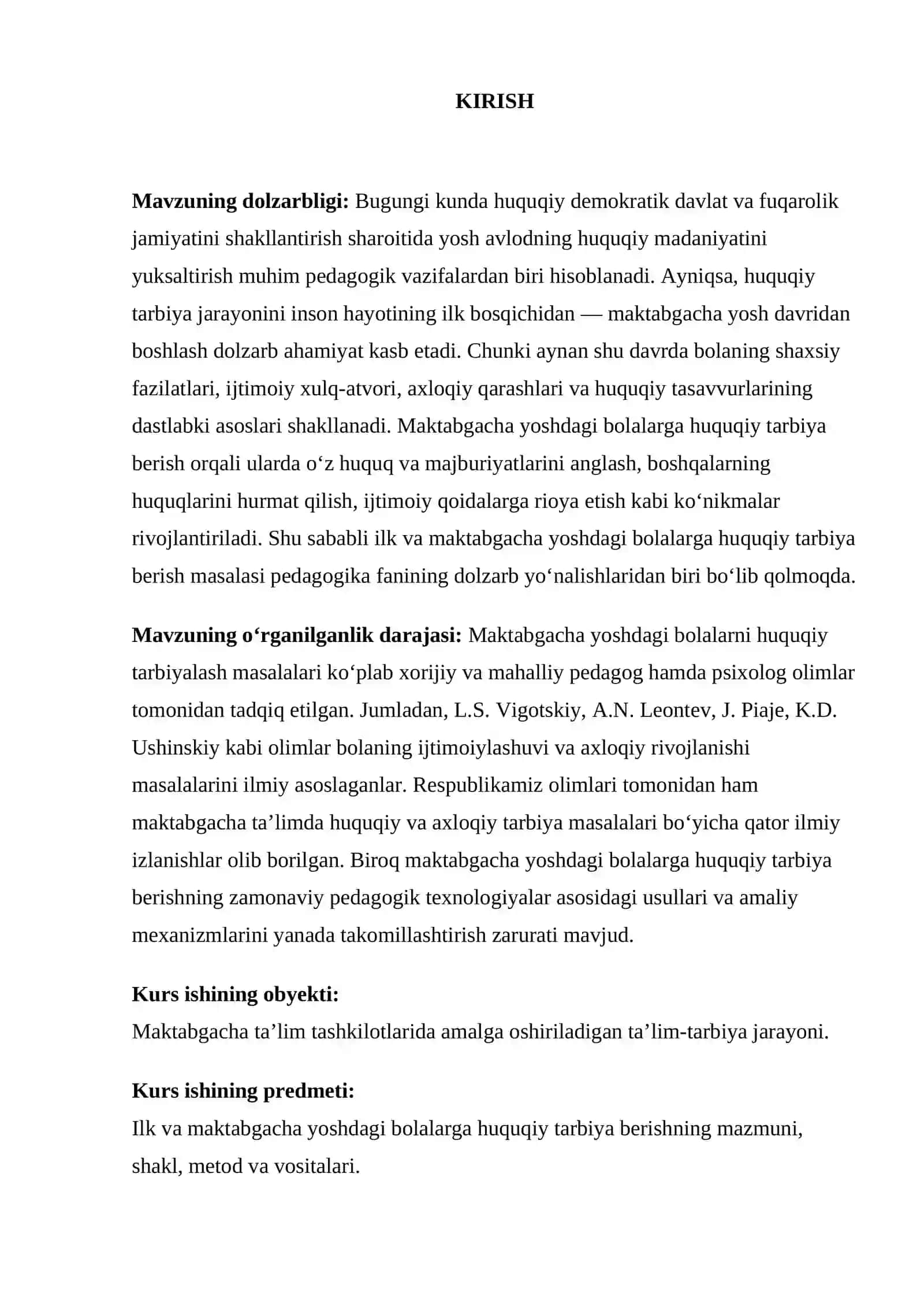 Ilk va maktabgacha yoshdagi bolalarga huquqiy tarbiya berishning mazmuni, shakl, metod va vositalari 2
