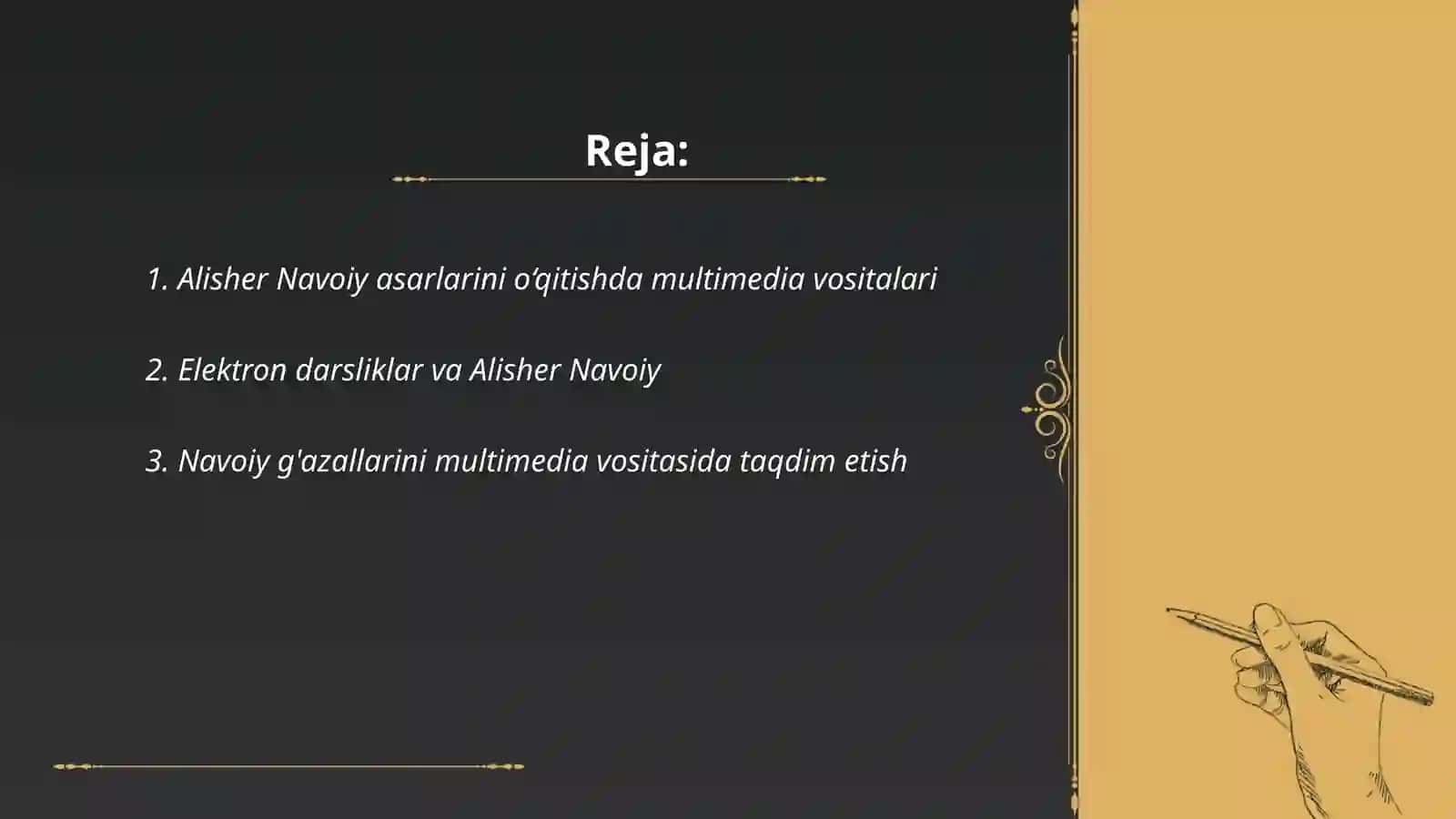Alisher Navoiy asarlarini o‘qitishda multimedia vositalari 2