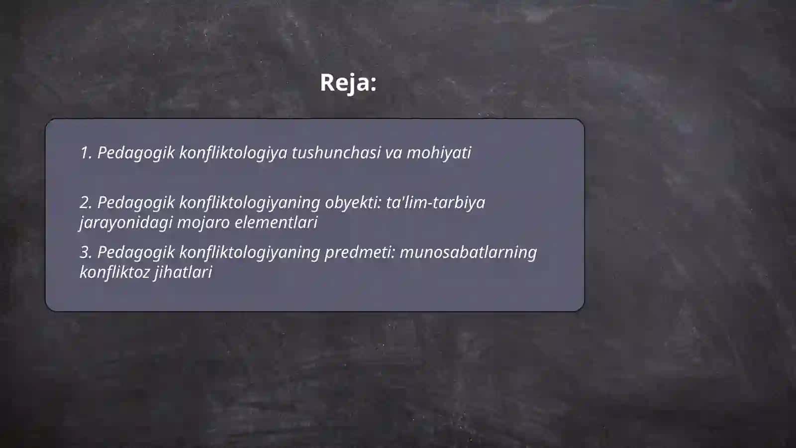 Pedagogik konfliktologiyaning mohiyati obyekti va predmeti 2