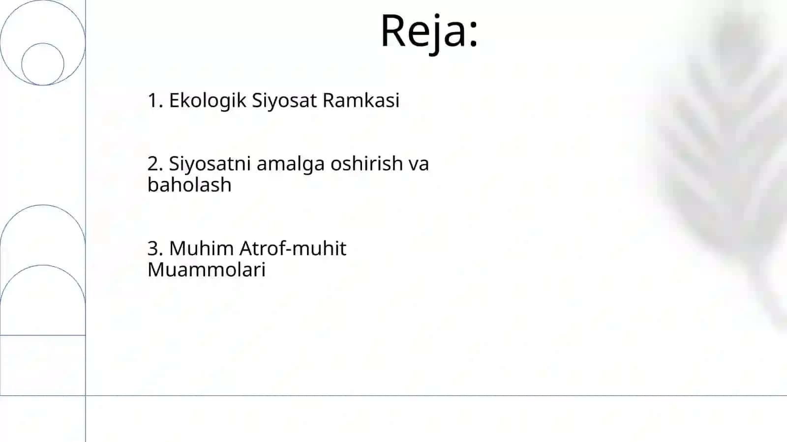 Davlatning ekologik siyosati 2