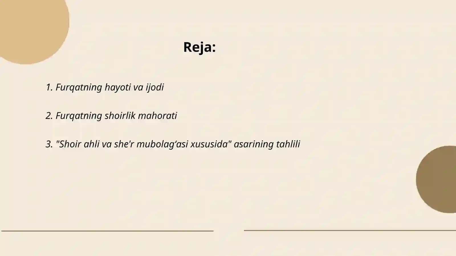 Furqatning,,Shoir ahli va she'r mubolagʻasi xususida"asari poetikasi 2
