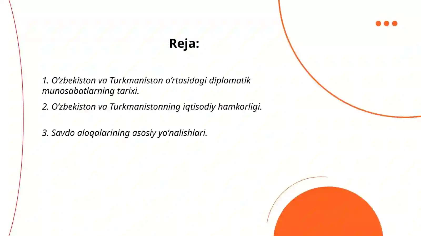 Oʻzbekiston va Turkmaniston oʻrtasidagi diplomatik munosabatlarning tarixi 2