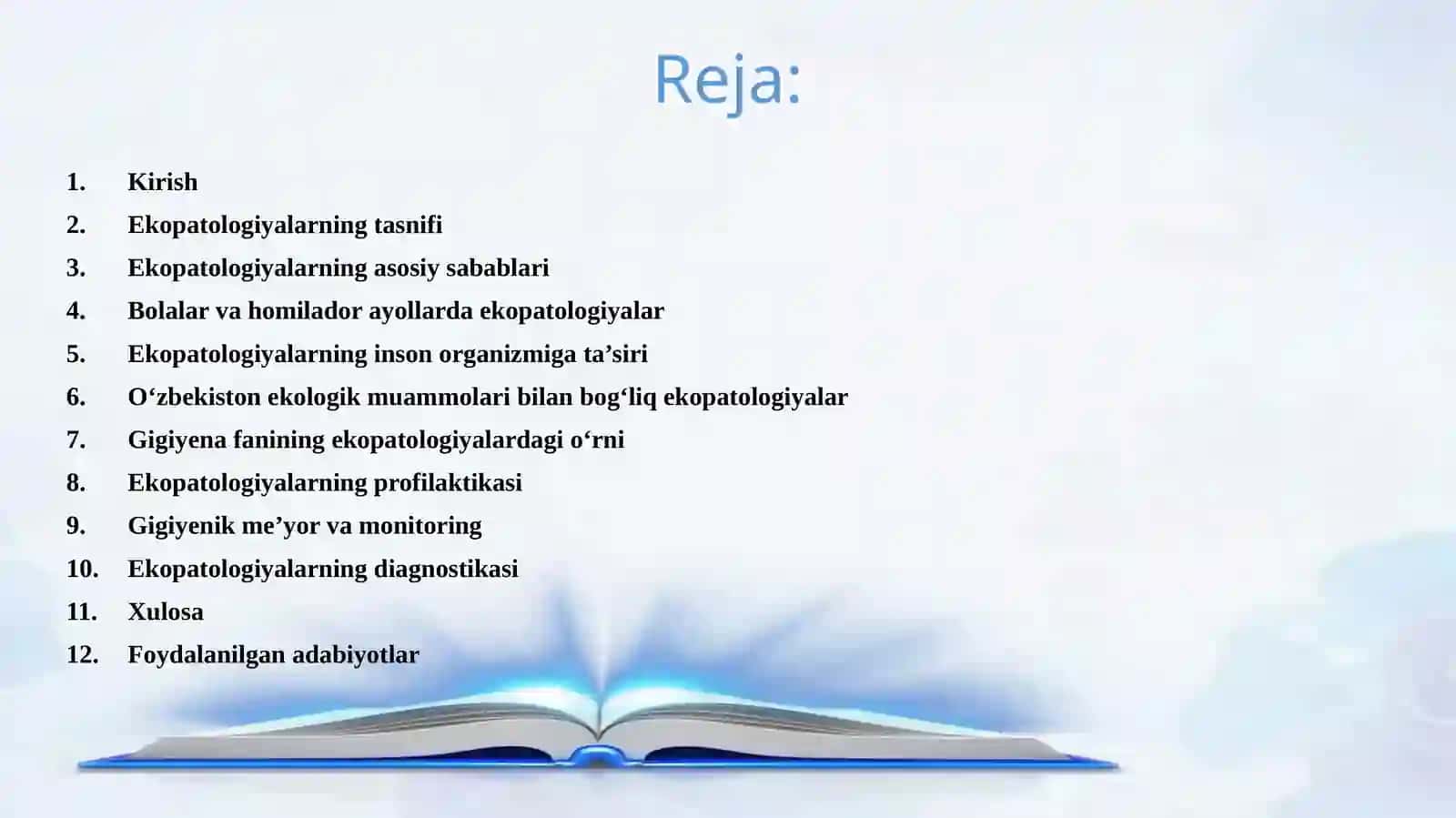 Ekopatologiyalar haqida tushuncha. 2