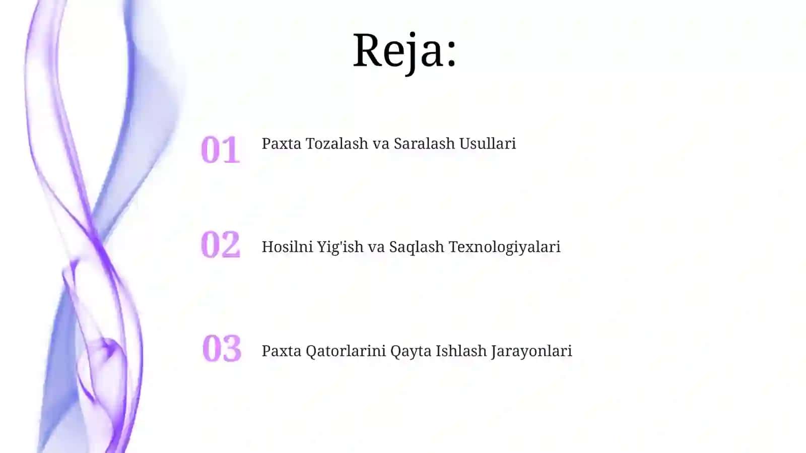 Paxta Tozalash va Saralash Usullari 2