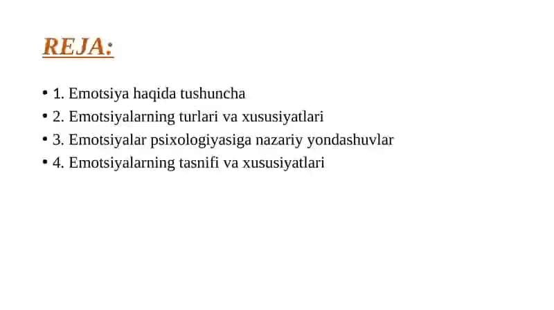 Emotsiyalar Psixologiyasi 2