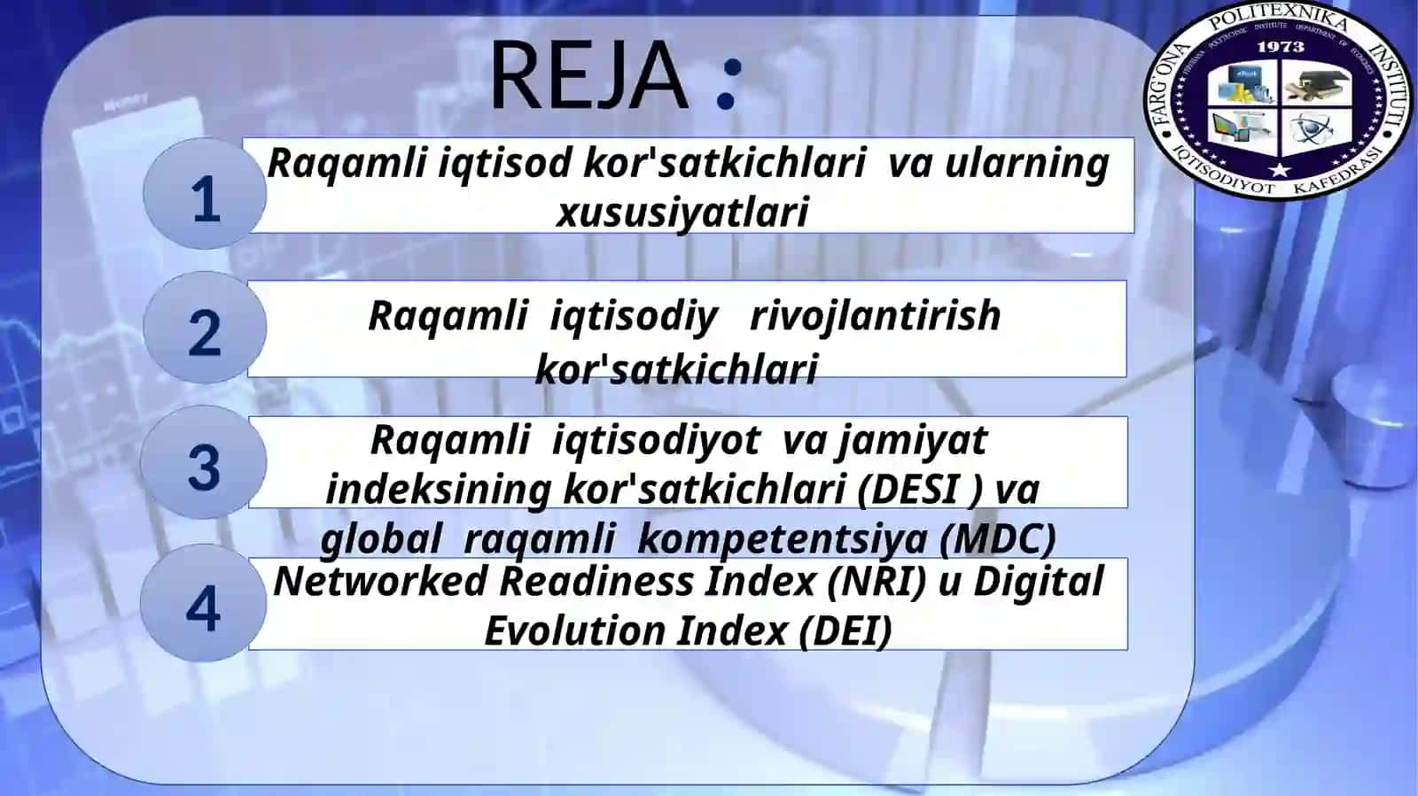 Iqtisodiyotni raqamlashtirish ko'satkichlari 2