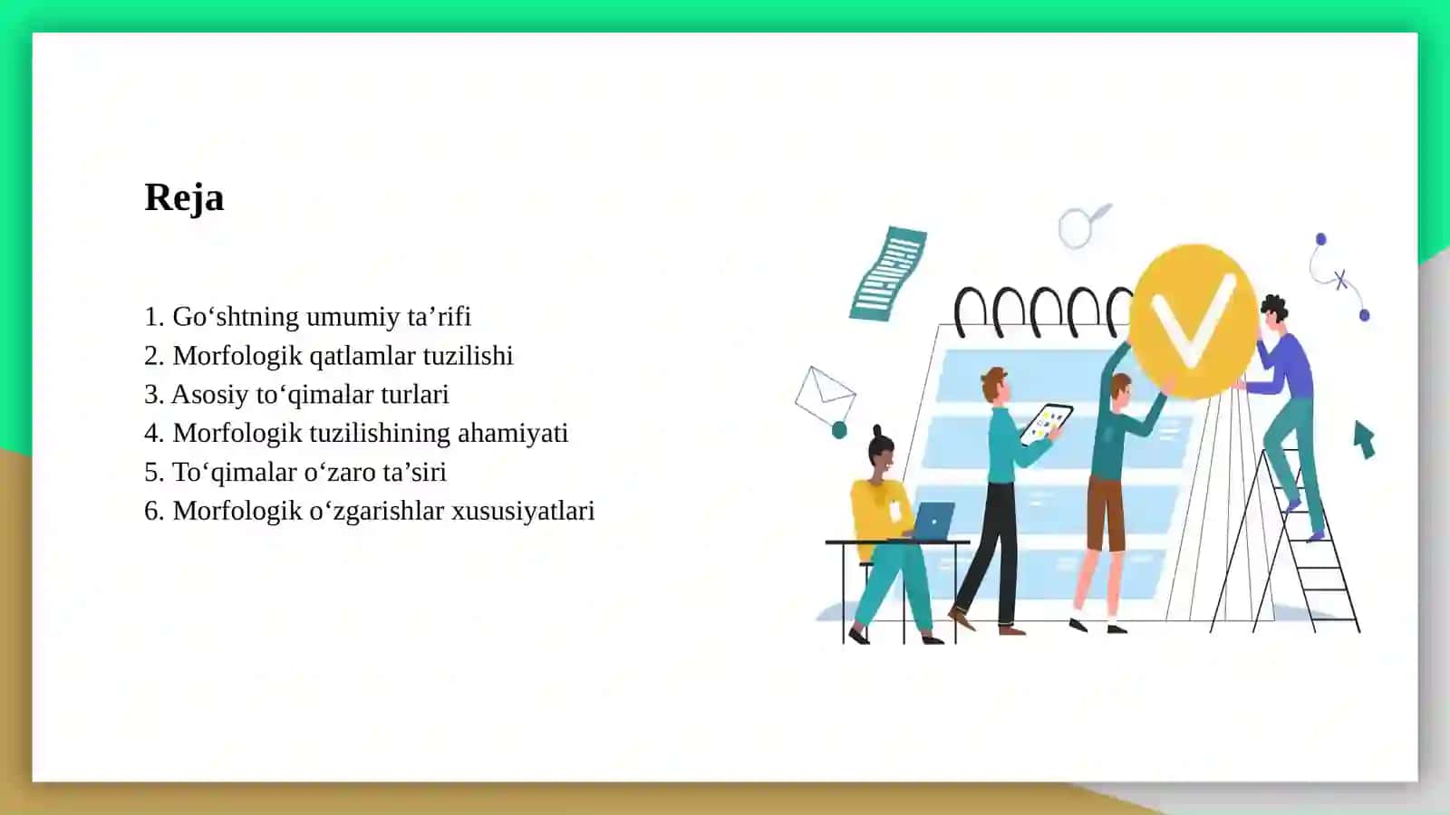 Morfologik tuzilishining ahamiyati 2