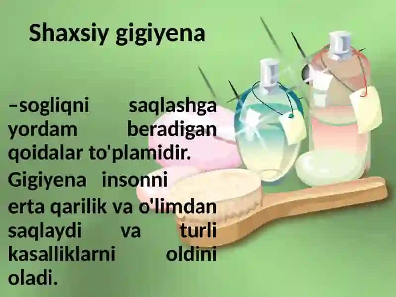 Ayollar va o'smirlar shaxsiy gigiyenasi 2
