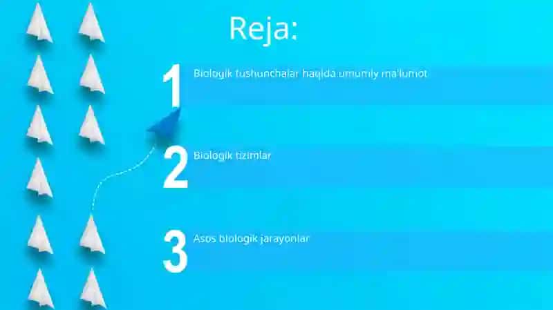 Biologik tushunchalar to'g'risida ma'lumot 2