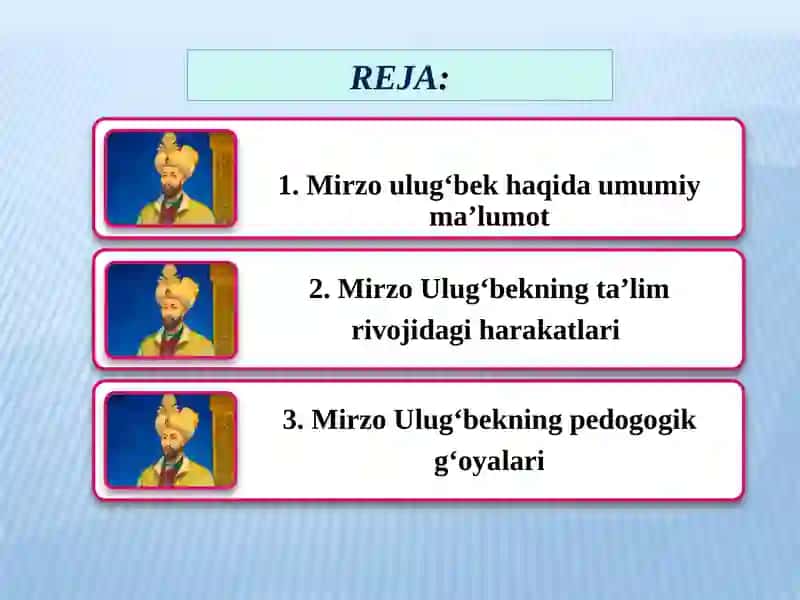 Mirzo Ulug‘bekning Pedagogik G‘oyalari va Ta’lim Rivojidagi Harakatlari 2
