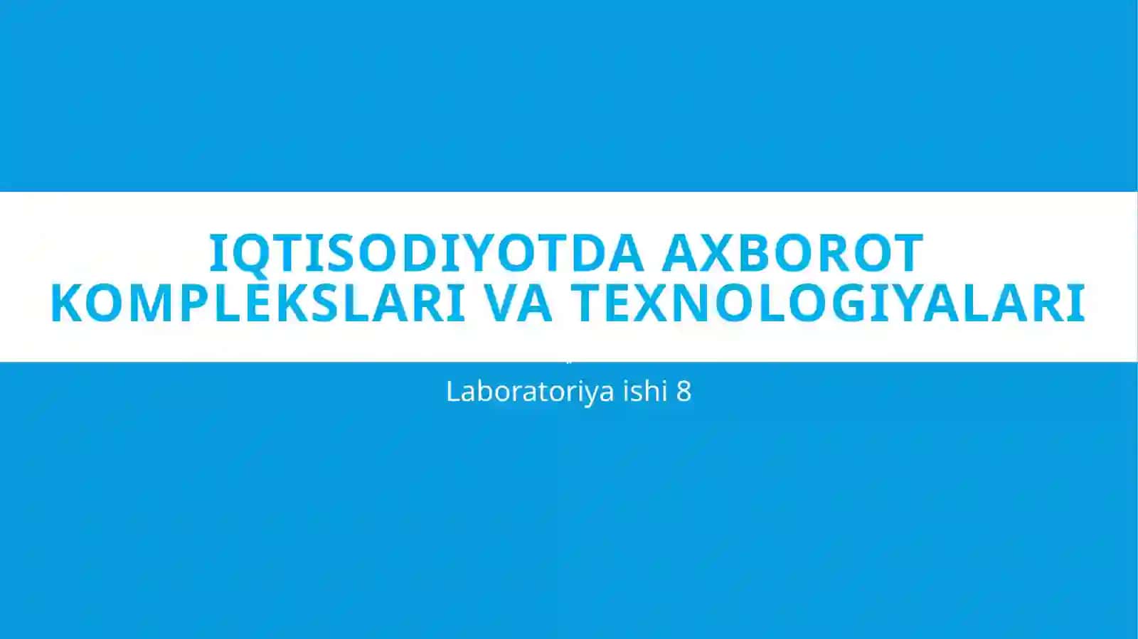Elektron hukumatning elementlari va amaldagi loyihalari 2
