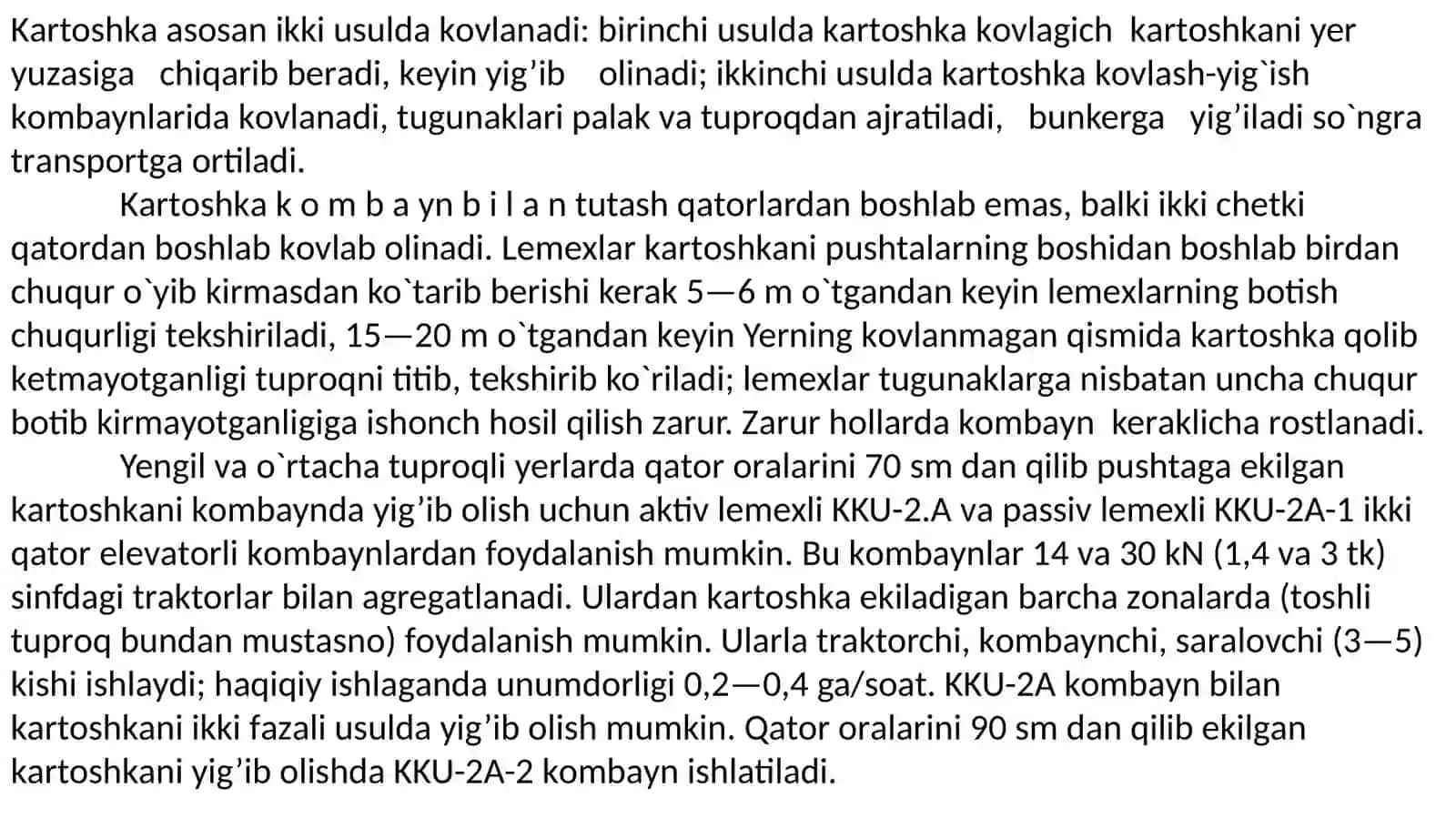 Amaliy mashg’ulot 9 Kartoshka yetishtirish va yig’ib-terib olish 2