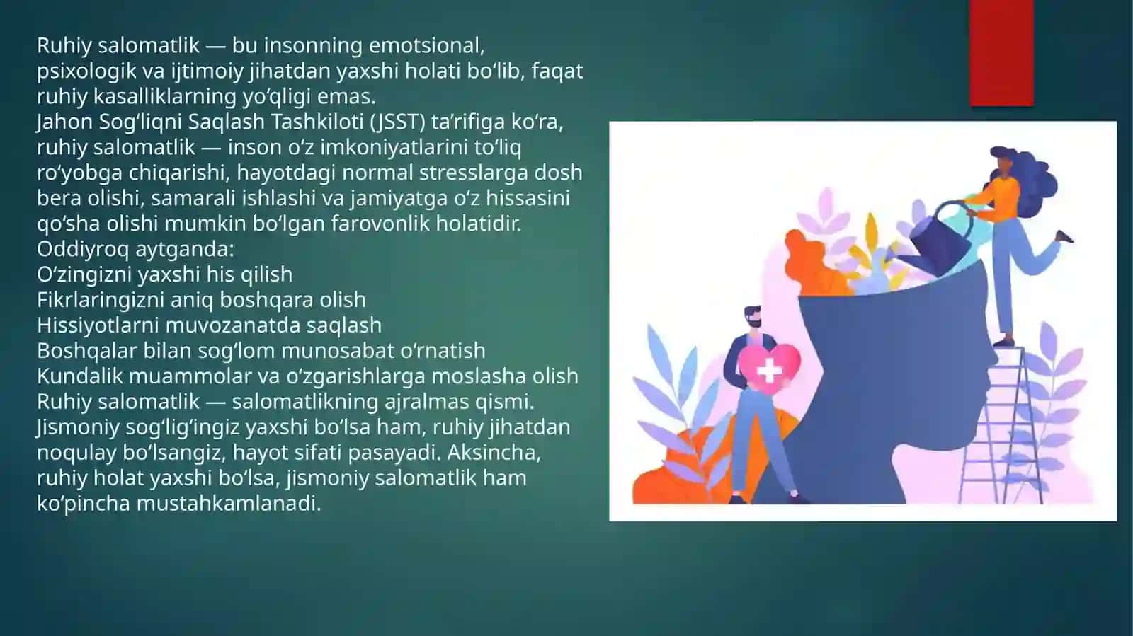 Ijtimoiy ish va aholining ruhiy salomatligi 2
