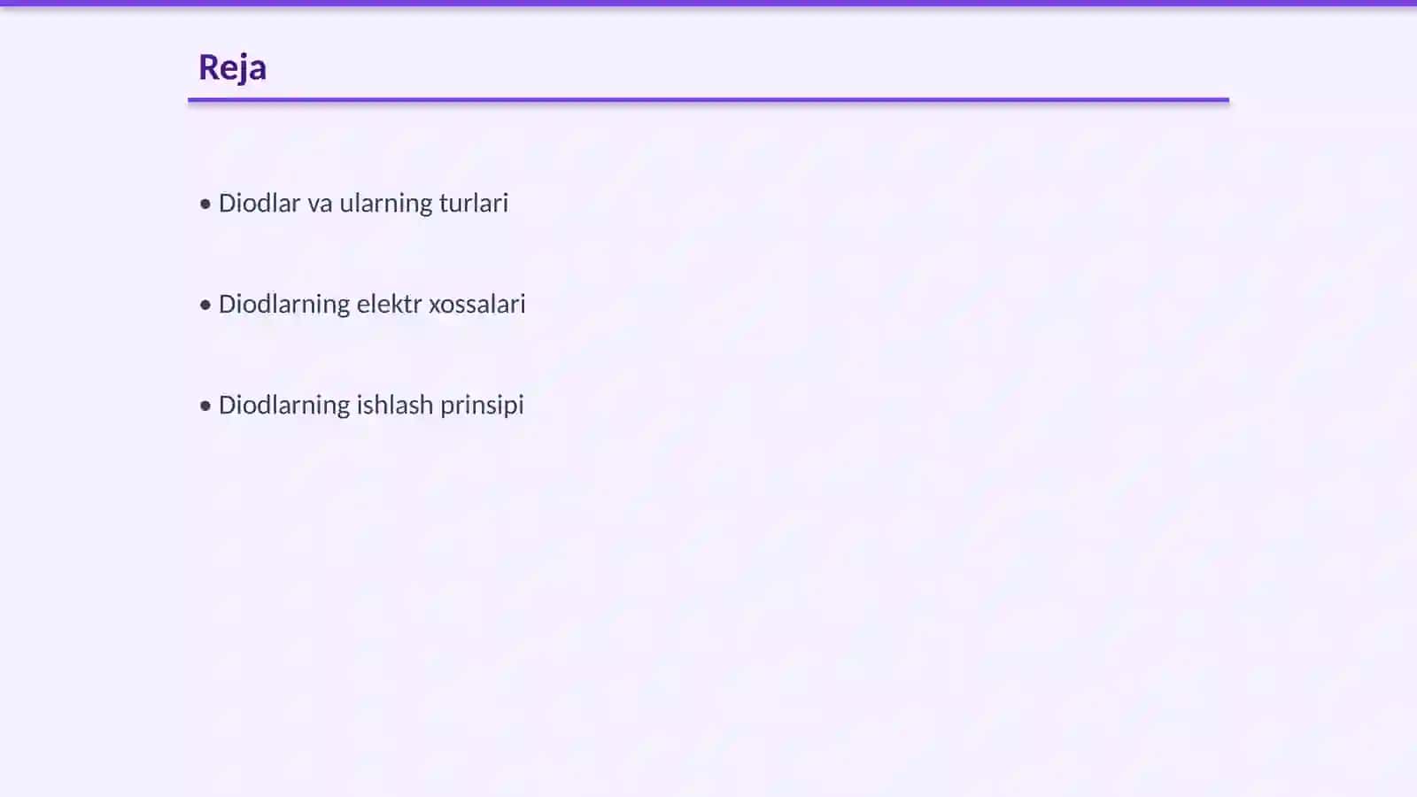Diodlarning elektr xossalarini tekshirish va ularni zanjirga ulash 2