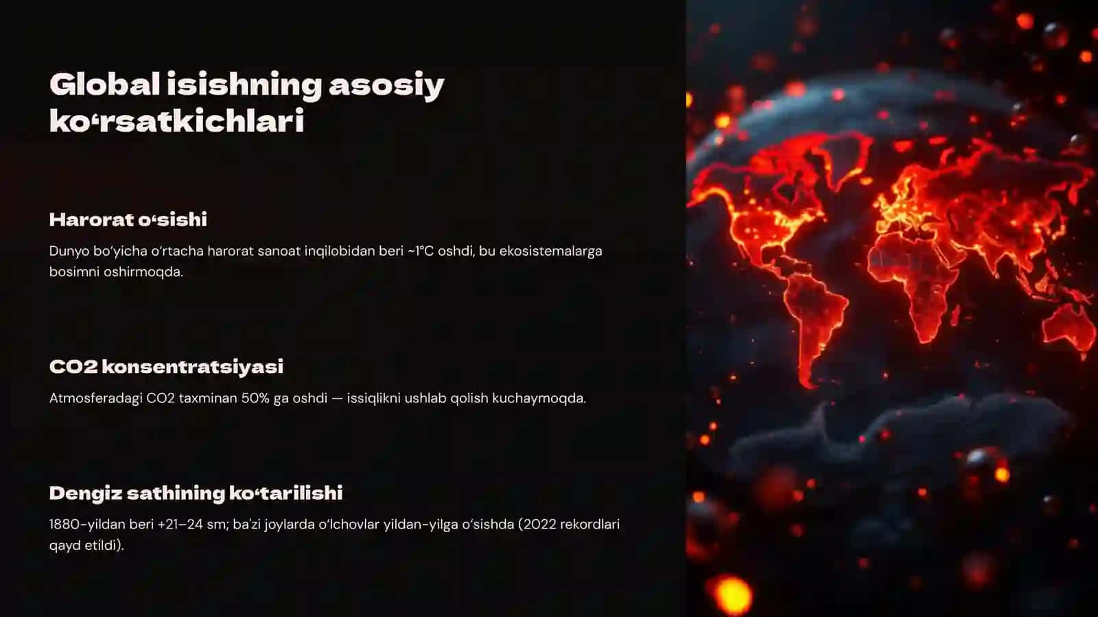 Iqlim o‘zgarishi: O‘zbekiston duch kelayotgan global tahdid 2