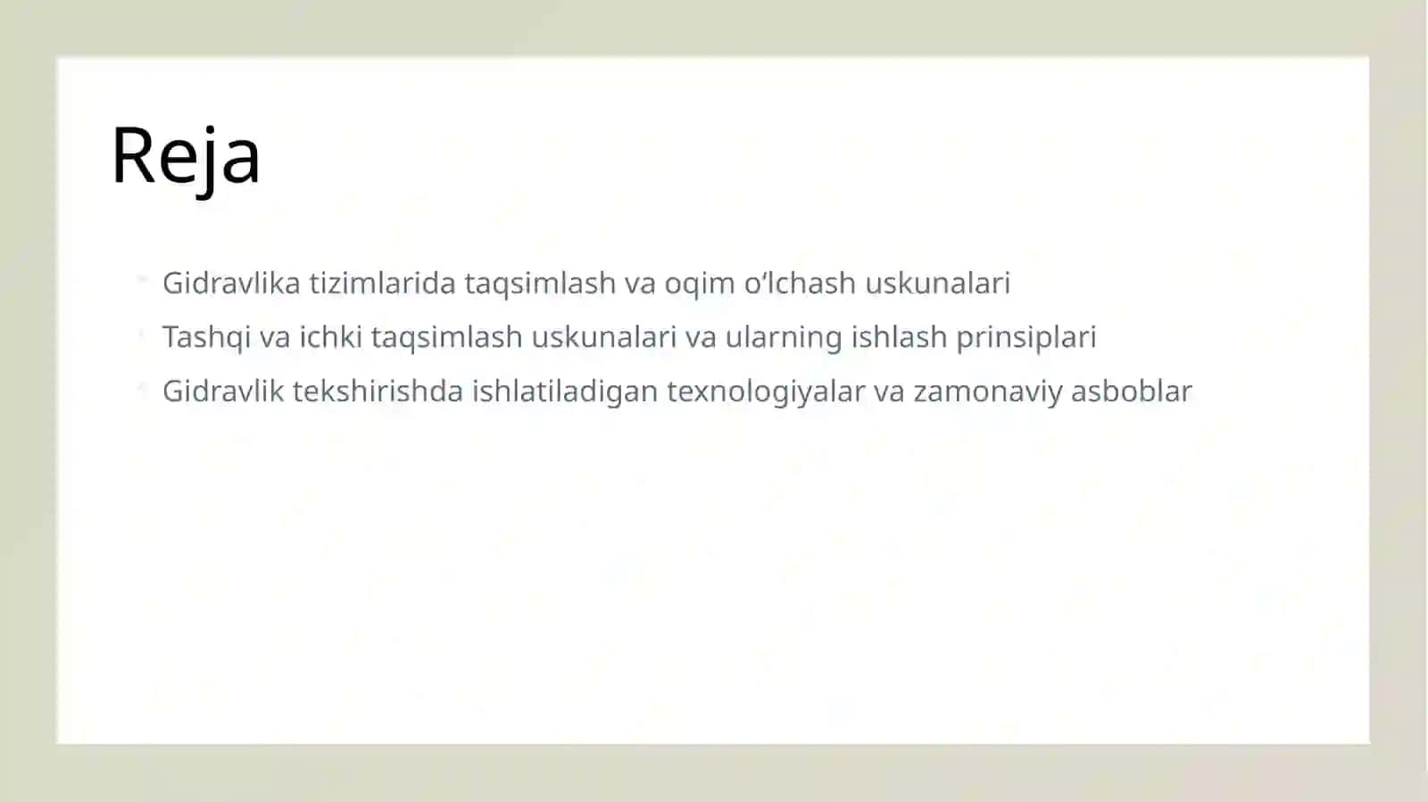 Gidravlika tizimlarida taqsimlash va oqim o‘lchash uskunalari 2
