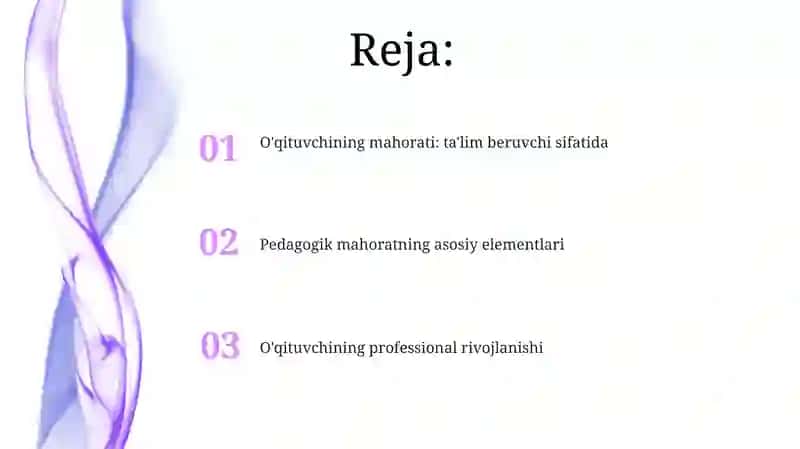 O'qituvchining mahorati 2
