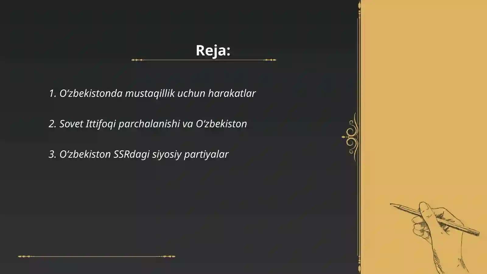 Mustaqillikka erishish arafasida Oʻzbekistondagi siyosiy jarayonlar 2