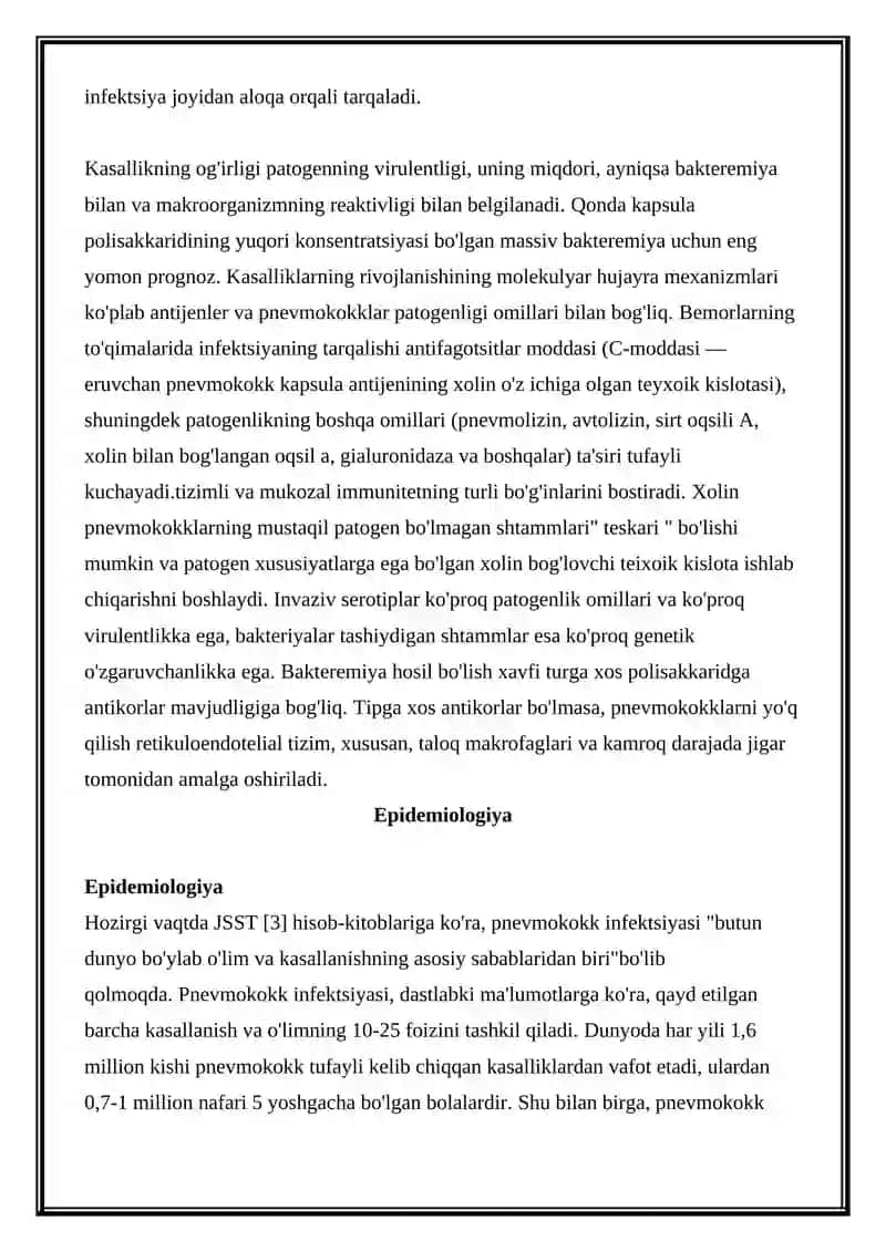 PNEVMOKOKK INFEKSIYASI 2
