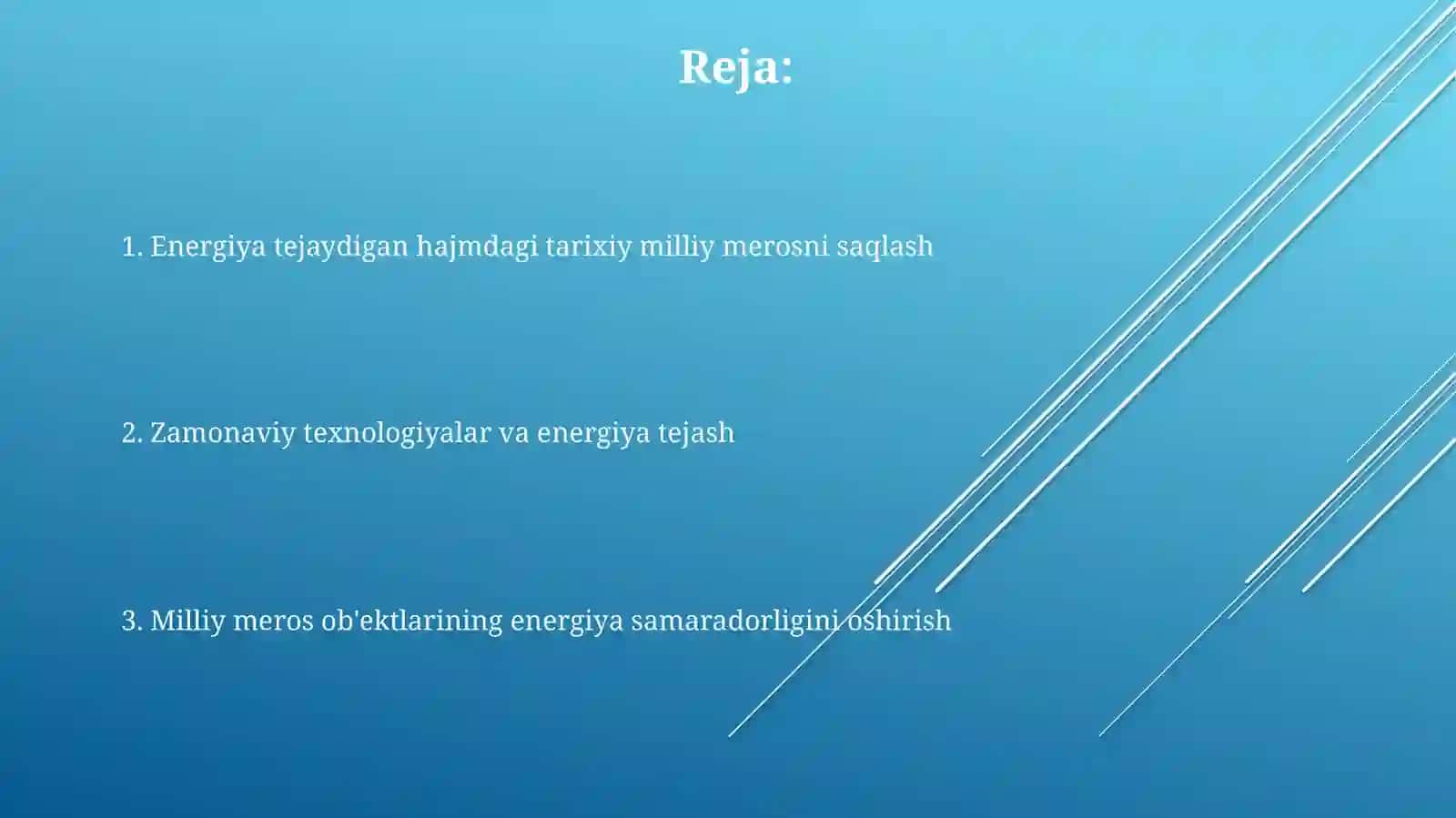 Energiya saqlovchi hajm tarihiy milliy meroslar 2