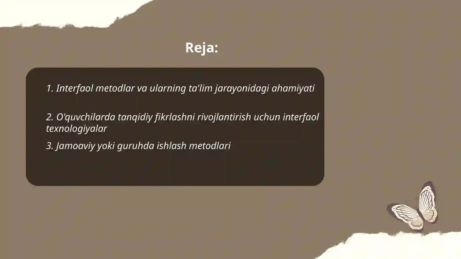 Interfaol metodlar va ularning ta'lim jarayonidagi ahamiyati 2