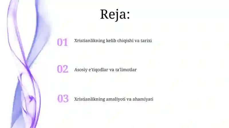 Xristiandinivaasosiyg'oyalari 2