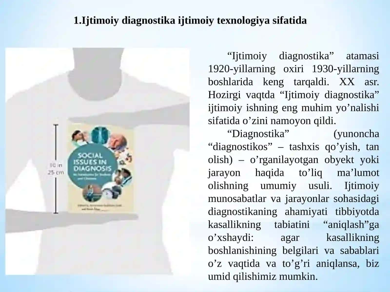 Ijtimoiy diagonoz jarayonini tashkillashtirish 2
