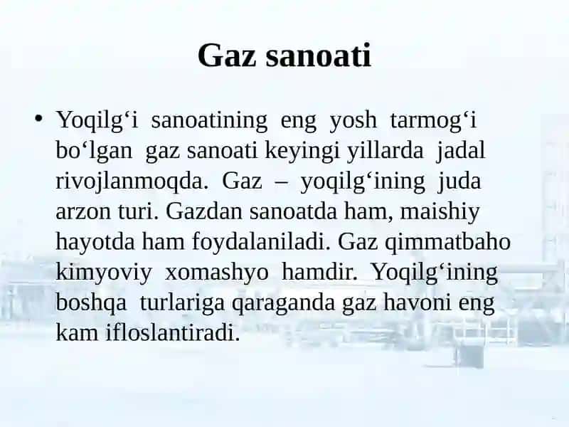 NEFT VA GAZ SANOATI 2