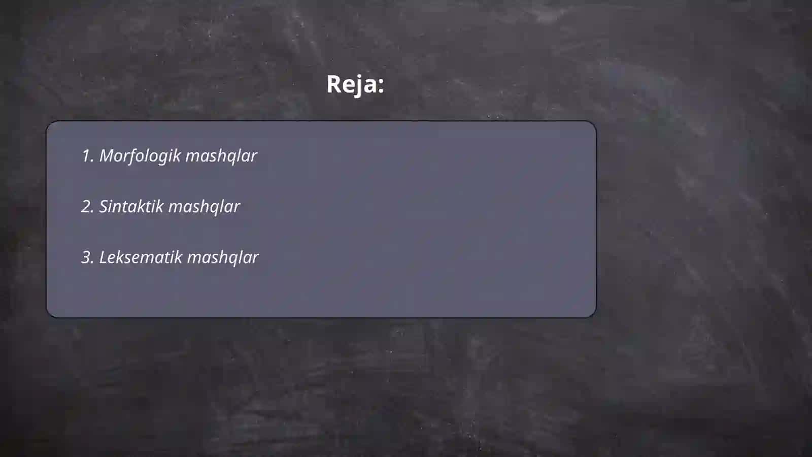 Lingvistik mashqlar va ularning turlari 2