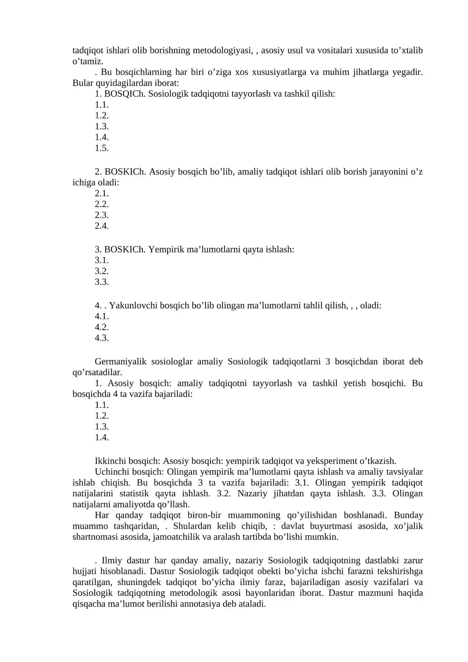 EMPIRIK SOTSIOLOGIK TADQIQOT VA UNING METODLARI 2