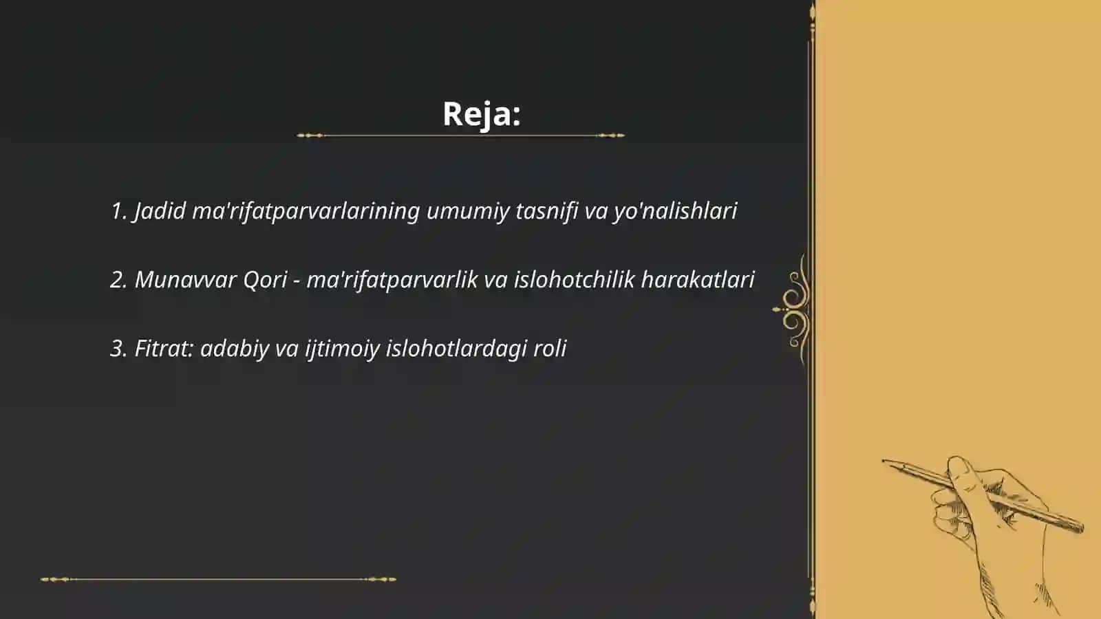 Jadid ma'rifatparvarlarining o'lka ijtimoiy-ma'naviy hayotida tutgan o'rni 2