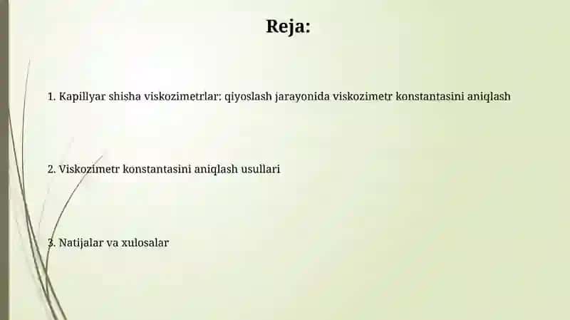Kapulyar shishali viskozimetrlari 2