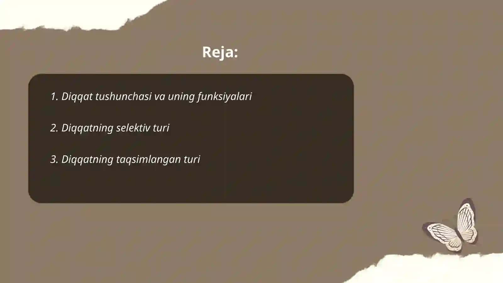 Diqqat turlari va uning xususiyatlari 2