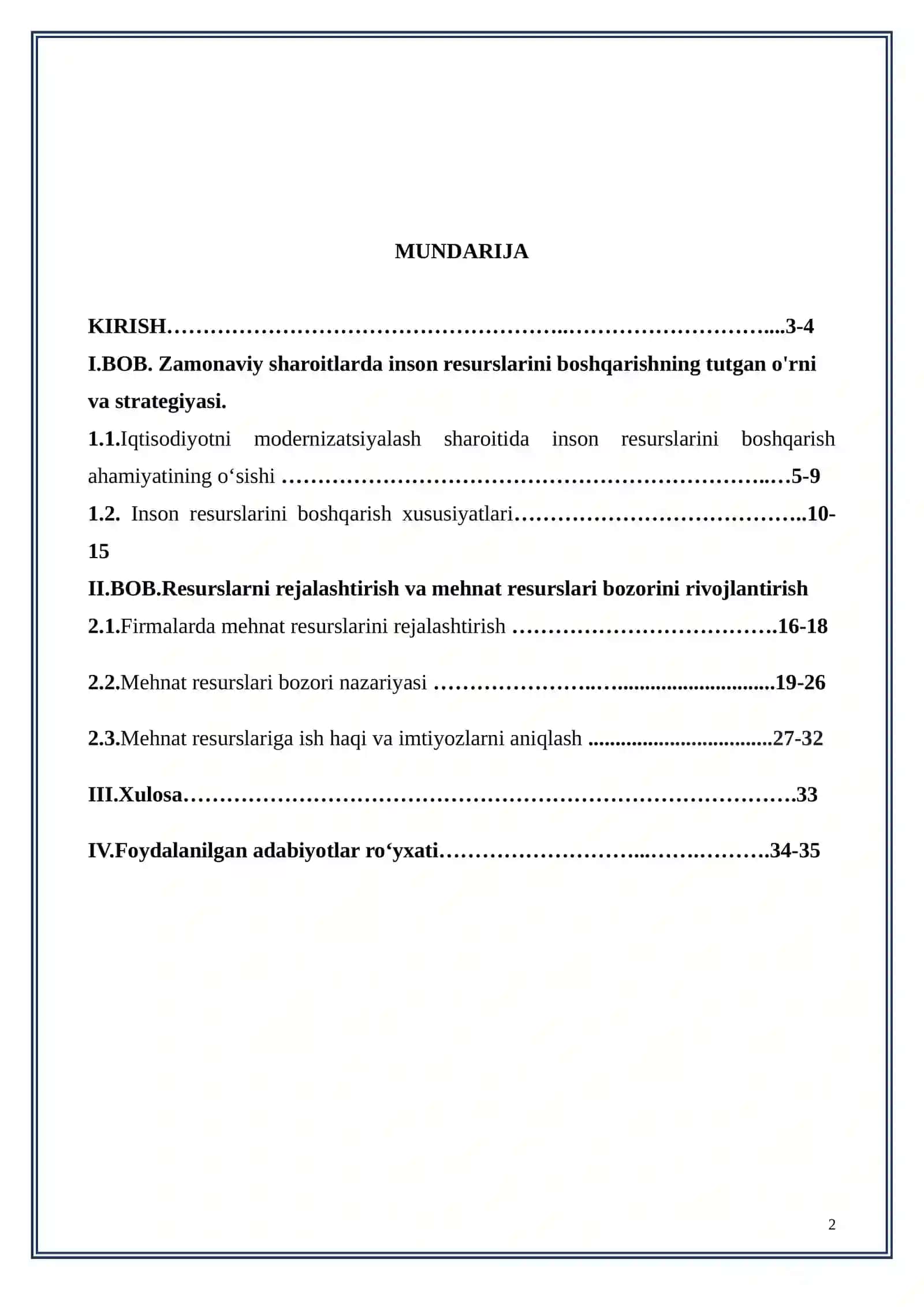 Firmalarda mehnat resurslaridan foydalanish samaradorligini oshirish yo'llari 2