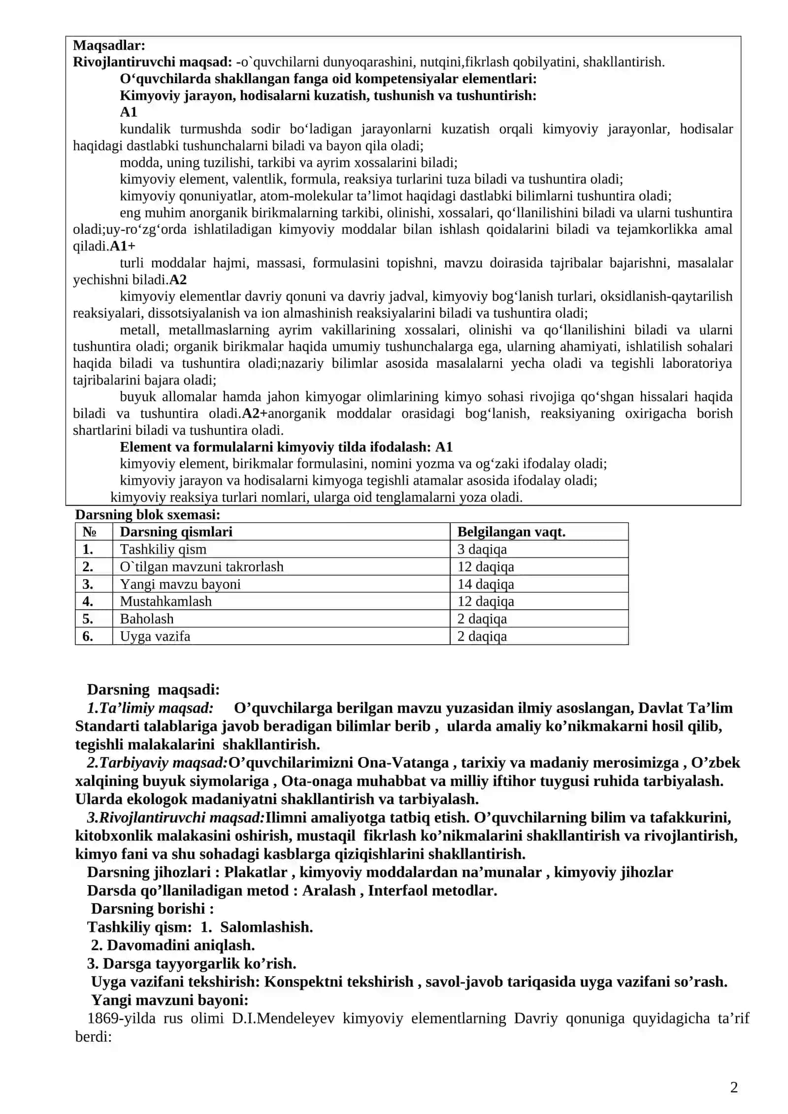 O'zbekistonda kimyo fani va kimyo sanoatining rivojlanish istiqbollari 2