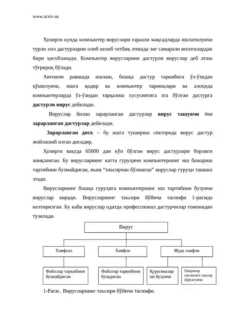 Компьютер вируслари ва улардан химояланиш 2