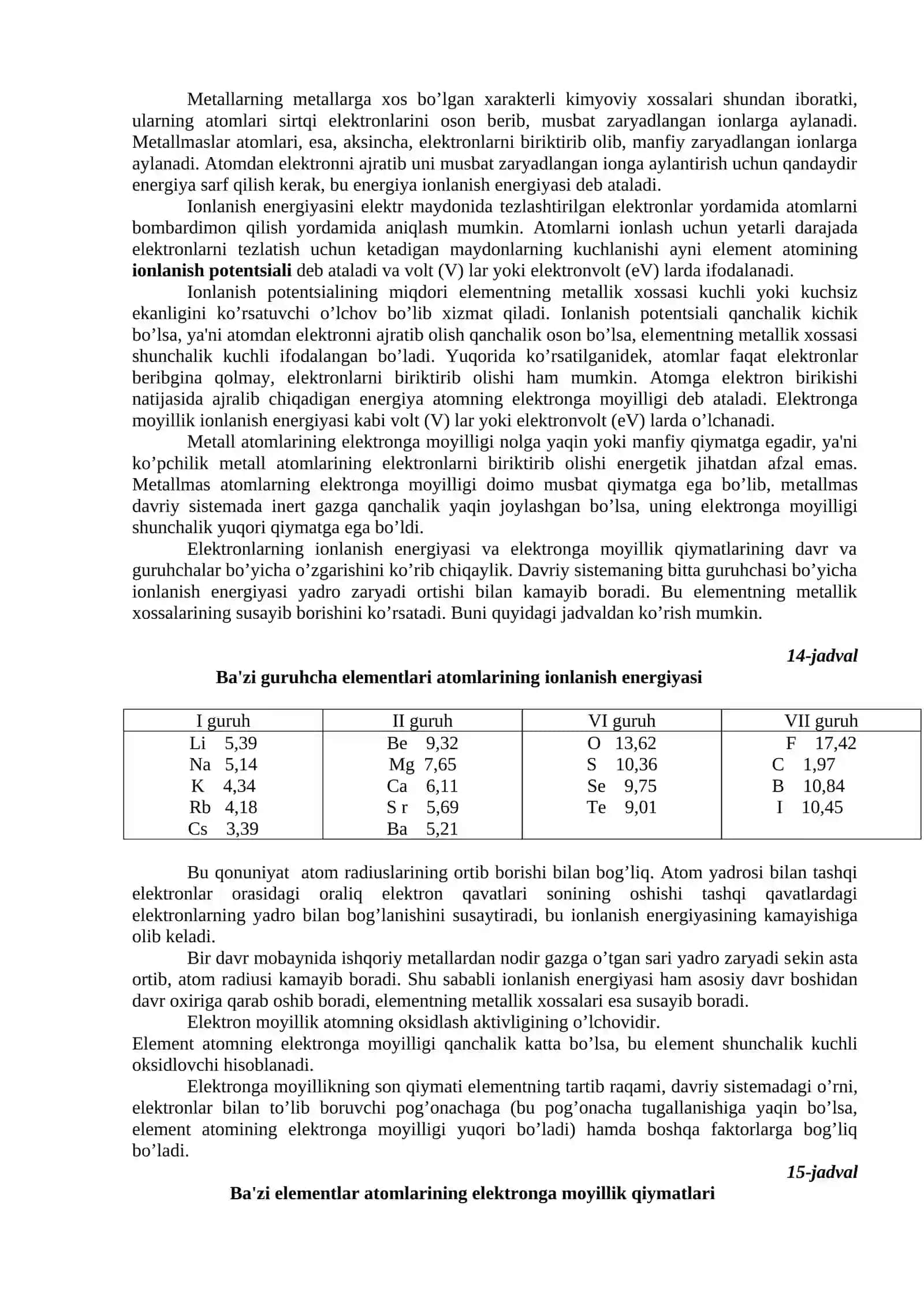 Kimyoviy bog’lanish 2